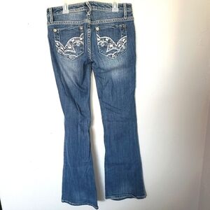 Wrangler Rock 47 Jeans Ultra Low Rise Denim 1x34"